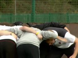 Prince Harry Attends Rugby Festival In Salford News Clip