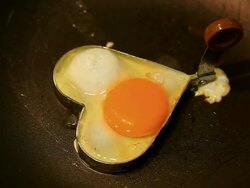 Fried egg Stock Footage