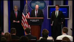 Obama signing book; WH on Japan; US, Japan communication News Clip