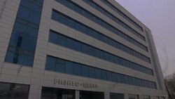 Alleged new building housing so called Russian Troll Factory News Clip