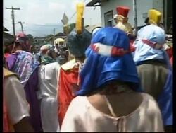 NICARAGUA: COREA FAMILY TAKE PART IN "VIA CRUCIS" PROCESSION News Clip