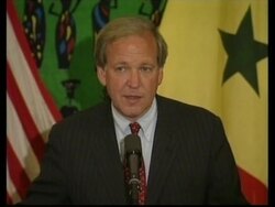 SENEGAL: MIKE MCCURRY PAULA JONES CASE PRESS CONFERENCE News Clip