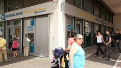 People Taking Cash Out At ATMs News Clip