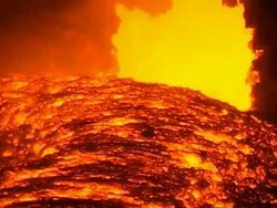 Mt Etna lava flow, Sicily, Italy. Stock Footage