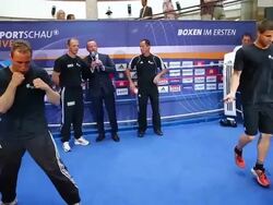 Boxing Sauerland - Training Stock Footage