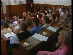 MACEDONIA: KOSOVO: HILLARY CLINTON ADDRESSES PARLIAMENT News Clip