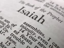HD 1080i The Book of Isaiah 2 Stock Footage