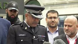 Commander Mak Chishty addresses the media following the London terror attacks News Clip