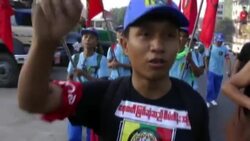 Marching protesters call for permanent cancellation of dam project News Clip