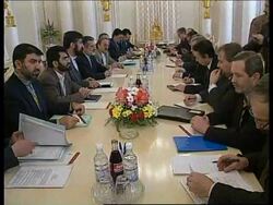 RUSSIA: MOSCOW: IRANIAN &amp; RUSSIAN FOREIGN MINISTERS MEET News Clip