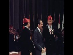 SYND25/08/197 PRESIDENT NIXON BEGINS HIS CAMPAIGN News Clip