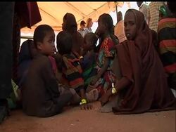 A U.S. aid official warned Monday that hundreds of thousands of Somalis could die as famine spreads, amid a visit to Kenyan refugee camps by the wife of Vice President Joe Biden. News Clip