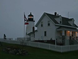 Pemaquid Point Lighthouse Stock Footage
