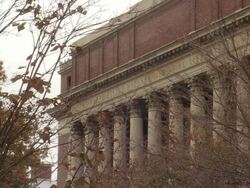 ATMOSPHERE - Harvard University campus Stock Footage