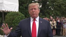 Off to NRA summit, Trump stops to talk Instructional Video