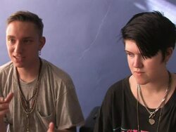The xx Interview (clip 8) Stock Footage