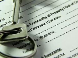 key lies on offer to purchase Stock Footage