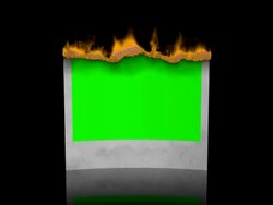 Burn photo Stock Footage