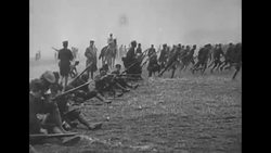 Imperial Japanese Army and Pu Yi in Manchukuo in 1930s News Clip