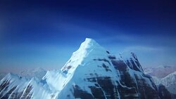 Blue mountain top Stock Footage