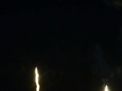 Firework In Night Sky Full HD Video Stock Footage