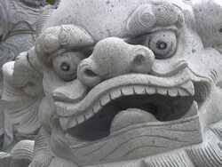 Chinese tempel in Bangkok Stock Footage