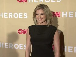 Kate Bolduan and Chris Cuomo at 2014 CNN Heroes: An All Star Tribute - Red Carpet at American Museum of Natural History on November 18, 2014 in New York City Stock Footage