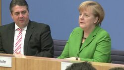CLEAN : Merkel hails grand coalition deal for News Clip
