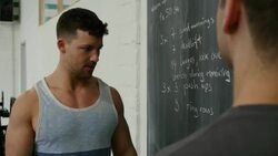 Two crossfit trainers discussing Stock Footage