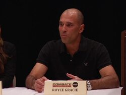 SPEECH - Royce Gracie at mun2 And Campbell McLaren Host Media Luncheon Introducing New MMA Reality Series "Combate Americas" Stock Footage