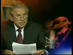 President Bush comments on US auto bailout in weekly radio address News Clip