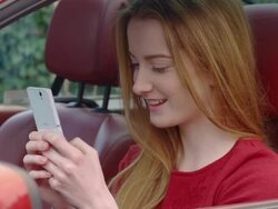 Car phone close Stock Footage