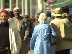 Ethnic community street scenes in Poplar, East London News Clip