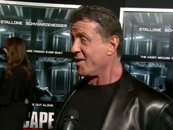 INTERVIEW - Sylvester Stallone on why he wanted to team up with Arnold. Stock Footage