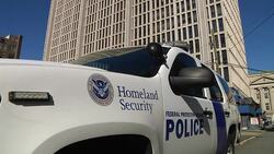 Homeland Security police cars and immigration attorney News Clip