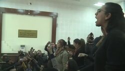 CLEAN : Egypt court jails dissident Alaa Abdel Fattah for 5 years (2) News Clip