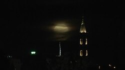 CLEAN : Extra bright 'supermoon' rises above Jerusalem News Clip