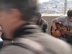 PERFORMANCE: Brantley Gilbert sings 'You Don't Know Her Like I Do' at Brantley Gilbert at Empire State Building on 3/14/2012 in New York, NY Stock Footage