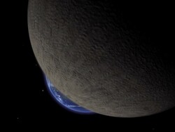 Fly to Earth and Atmosphere HD Stock Footage