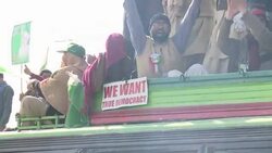 CLEAN : Cleric leads tens of thousands towards News Clip