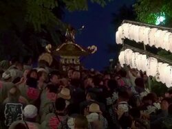 Shinagawa Shrine fest Stock Footage