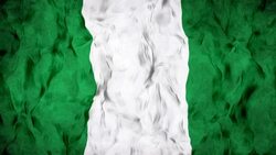 Nigeria Flag Stock Footage