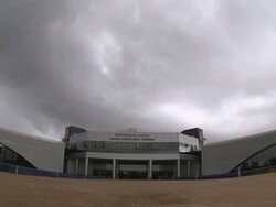 Extraordinary Secretariat of Security for Major Events (SESGE) in Brasilia Stock Footage