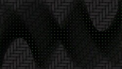 Dark wave on a zigzag pattern Stock Footage