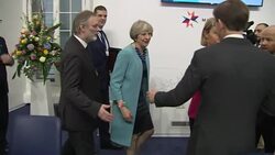 Theresa May at EU Presidency Summit News Clip