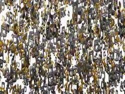 Musical Notes falling Stock Footage