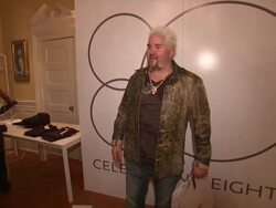 Guy Fieri at GQ, Lacoste and Mercedes-Benz Celebrate the Super Bowl in New Orleans with Special Musical Performance by Lil Wayne Stock Footage