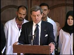 CPA chief Bremer hands over Health Ministry to Iraqis News Clip