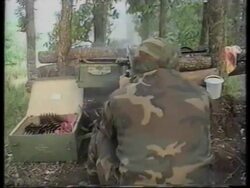 F Yugoslavia-Iran Pledges Support; Bosnian Forces News Clip