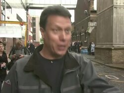 Hugh Jackman absaeil for Help the Heroes/ X-Men origins: Wolverine Stock Footage